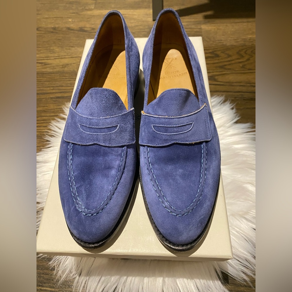 Sutor Mantellassi Suede Loafers